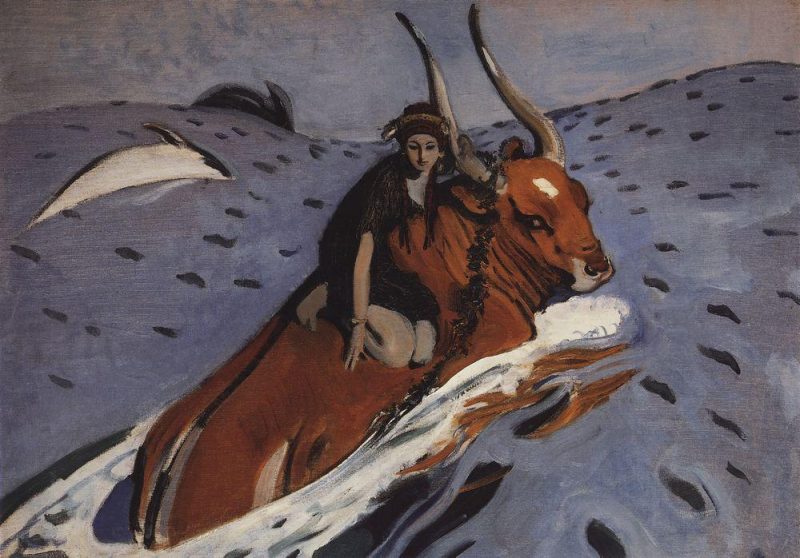 В. Серов, «Похищение Европы», 1910. 