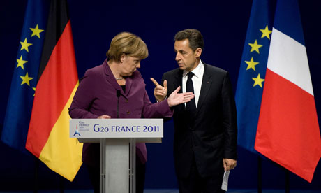 Французско-немецкий «директорат»: Николя Саркози и Ангела Меркель. Фото: Дэвид Рамос / Getty Images
